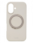 Holdit - Silicone Stand Case Iphone 16 Mocha Brown - Telefoni&uuml;mbrised - IPHONE 16