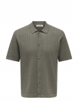ONLY & SONS - Onsmoon Ss Structure Shirt Noos - L&uuml;hikeste varrukatega kootud polos&auml;rgid - XS