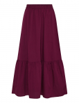 Bubbleroom - Flounce Detail Cotton Skirt - Maksiseelikud - S
