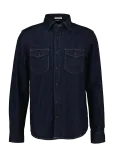 Gant - Reg Denim Selvedge Shirt - Teksas&auml;rgid - S