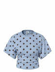 Pieces - Pcalli Ss O-Neck Top Jrs Dm - L&uuml;hikeste varrukatega - L