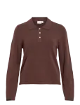 Vila - Viril L/S Polo Pullover Knit - Noos - Džemprid - XS