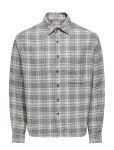 ONLY & SONS - Onselio Check Rlx Shirt Ww - Ruudulised s&auml;rgid - XXL