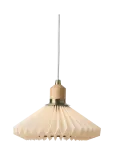 Halo Design - Paris Pendel &Oslash;24 - Sand - Rippvalgustid - &Oslash; 24 CM