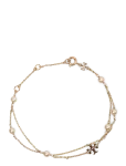 Tory Burch - Moondance Layered Pearl Bracelet - K&auml;eketid - ONE SIZE