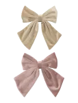 Mimi & Lula - 2 Bow Clip - Agnes Oversize - Juukseklambrid - ONE SIZE