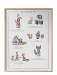 Kunskapstavlan&reg; - Be A Good Friend - P&aring; Engelska - Posters - 30X40CM