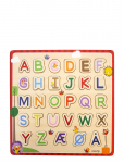 Barbo Toys - Wacky Wonders - Wooden Puzzle - Abc(Dk) - Hariduslikud m&otilde;istatused - DANISH