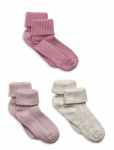 Minymo - Baby Sock Rib (3 Pack) - Beebisokid - 19-22