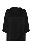 Ahlvar Gallery - Thess Silk Tee - L&uuml;hikeste varrukatega - S