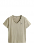 Gant - Reg Shield Ss V-Neck T-Shirt - L&uuml;hikeste varrukatega - L