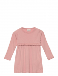 Minymo - Dress Ls Rib - Pikkade varrukatega vabaajakleidid - 92