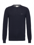 GANT - Cotton Pique C-Neck - &Uuml;mara kaelusega - XXXXL
