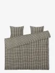 Juna - B&aelig;k&B&oslash;lge Bed Linen 220X220 Cm Black/Sand Se - Voodipesukomplektid - 220X220;60X50CM