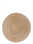 House Nordic - Rina - Rug, Braided Jute, Nature &Oslash;90 Cm - Muud vaibad - 1X90X90CM