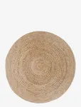 House Nordic - Rina - Rug, Braided Jute, Nature &Oslash;90 Cm - Muud vaibad - 1X90X90CM