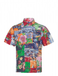 Polo Ralph Lauren - Classic Fit Patchwork-Print Oxford Shirt - L&uuml;hikeste varrukatega s&auml;rgid - M