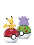 Mega - Pok&eacute;mon Pok&eacute; Ball 2-Pack Building Toy Kits With 2 Action Figures (42 Pieces) For Kids - Tegelaskujud - ONE SIZE