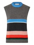 STINE GOYA - 2421 Chunky Cotton Wool, Crewneck V - Kootud vestid - XL