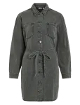 Vila - Vikiki L/S Denim Shirt Dress Dgd - L&uuml;hikesed kleidid - 34