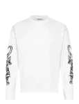 Weekday - Great Boxy Graphic Long Sleeve T-Shirt - Pikkade varrukatega - L