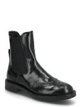 Tommy Hilfiger - Brogue Leather Chelsea Boot - Madala kontsaga poolsaapad - 36