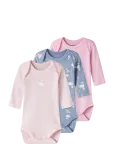Name It - Nbfbody 3P Ls Swan Noos - Pikkade varrukatega - 74