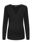 Only Maternity - Olmipass Nursing L/S Wrap Top Jrs - Pikkade varrukatega - S