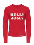 Kids Only - Kogbella Xmas Life L/S O-Neck Top Jrs - Pikkade varrukatega T-s&auml;rgid - 122-128