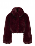 ROTATE - Faux Fur Crop Jacket - Kunstkarusnahk - L/XL