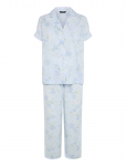 Lauren Ralph Lauren Homewear - Lrl S/S Notch Collar Cropped Pant P - Pidžaamad (komplektid) - S