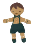 Fabelab - Pocket Friend - Gingerbread Boy - Pehmed m&auml;nguasjad - ONE SIZE