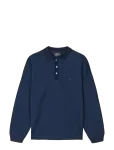 Mads N&oslash;rgaard - Light Terry Polo Sweat - Pikkade varrukatega - S