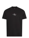 Calvin Klein Jeans - Ss 30S Micro Monologo Graphic Te - L&uuml;hikeste varrukatega - M