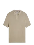 Tommy Hilfiger - Open Knit Relaxed Fit Polo - L&uuml;hikeste varrukatega kootud polos&auml;rgid - S