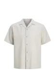 Jack & Jones - Jjesummer Linen Blend Resort Shirt Ss Sn - Vabaaja s&auml;rgid - L