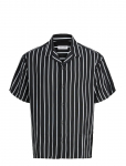 Jack & Jones - Jjejeff Resort Stripe Shirt S/S Sn - L&uuml;hikeste varrukatega s&auml;rgid - S
