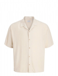Jack & Jones - Jjejeff Resort Solid Shirt Ss Sn - Vabaaja s&auml;rgid - XXL