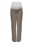 Only Maternity - Olmsiesta Mw Pull-Up Linen Bl Pant Noos - Sirge s&auml;&auml;rega - XL x 32