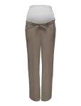 Only Maternity - Olmsiesta Mw Pull-Up Linen Bl Pant Noos - Sirge s&auml;&auml;rega - XL x 32