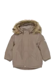 Mikk-line - Winter Jacket Solid With Fake Fur - Talvejoped - 86