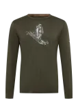 Icebreaker - Men Merino 200 Oasis Ls Crewe Skiingyeti - Spordi aluss&auml;rgid - XL