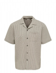ONLY & SONS - Onskian Life Seersucker Strp Ss Shirt Vd - Vabaaja s&auml;rgid - XXL