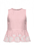 Kids Only - Kogbondi Life S/L Emb Top Wvn - Pluusid ja tuunikad - 152