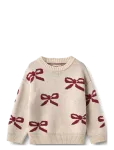 Wheat - Jacquard Pullover Bow - Pulloverid - 152