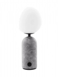 Globen Lighting - Portable Table Lamp Torrano Grey Marble - Laualambid - 12X12X28CM
