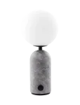 Globen Lighting - Portable Table Lamp Torrano Grey Marble - Laualambid - 12X12X28CM