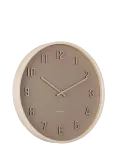 KARLSSON - Wall Clock Nervadura Soft Brown W. Light Wood - Seinakellad - &Oslash; 40.8 CM