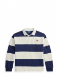 Polo Ralph Lauren - Big Fit Striped Jersey Rugby Shirt - Pikkade varrukatega - XL