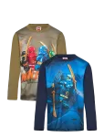 Lego Wear - Lego&reg; Ninjago&reg; 2 Pack T-Shirt L/S - Lwtaj 118 - Pikkade varrukatega s&auml;rgid - 122